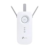 Image of TP-Link AC1750 Universal Dual Band Range Extender, Broadband/Wi-Fi Extender, Wi-Fi Booster/Hotspot with 1 Gigabit Port and 3 External Antennas, Built-in Access Point Mode, UK Plug (RE450), White