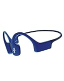 Image of SHOKZ OpenSwim(formerly Xtrainerz) Swimming MP3 Headphones, Open-Ear Bone Conduction Headset, IP68 Waterproof, 4 GB Memory, MP3 Player For Swimming, Surfing, Running[No Bluetooth](Sapphire Blue)