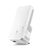 Image of devolo WiFi 6 Repeater 3000, WiFi booster - up to 3000 Mbps, Mesh WiFi 6 adapter, 1x Gigabit LAN, WiFi Access Point, WiFi Repeater, WiFi for home, white