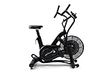 Image of JTX Mission Air Bike, Air Resistance Exercise Bike, 160kg Max User Weight, HIIT & Endurance Training