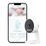 Image of Sense-U Video Baby Monitor with 1080P HD WiFi Camera and Background Audio, Night Vision, 2-Way Talk, Motion Detection, Long Range & Free Smartphone App