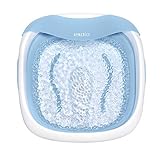 Image of HoMedics Foldaway Luxury Foot Spa + Massager, with Heater / Keep Warm Function, Soothing Vibration Massage, Clever Collapsible and Compact Design, Use with Your Favourite Bath Salts and Essential Oils