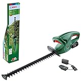 Image of Bosch Cordless Hedge Cutter EasyHedgeCut 18-45 (1 Battery 2.0 Ah, 18 Volt System, Blade Length 45 cm, in Carton Packaging)