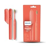 Image of Philips One Battery Toothbrush - Electric Toothbrush in Miami Coral (Model HY1100/01)