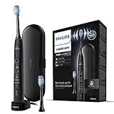 Image of Philips Sonicare ExpertClean 7300 HX9601/02 Sonic Electric Toothbrush with Travel Case, Black