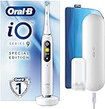 Image of Oral-B iO9 Electric Toothbrush, Gifts For Women / Men, App Connected Handle, 1 Ultimate Clean Toothbrush Head & Charging Travel Case, 7 Modes, Teeth Whitening, 2 Pin UK Plug, Special Edition