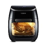 Image of Tower Xpress Pro Combo T17076 Vortx 10-in-1 Digital Air Fryer Oven with Rapid Air Circulation, 60-Minute Timer, 11 L, 2000 W, Black