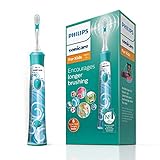 Image of Philips Sonicare For Kids Electric Toothbrush with 1 Brush Head, 2 Modes and 8 Stickers for Customisation - HX6311/17